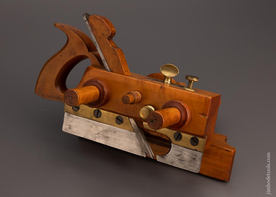 Gorgeous and Fine OHIO TOOL CO. No. 110 Boxwood Center Wheel Plow Plane - EXCELSIOR 99790