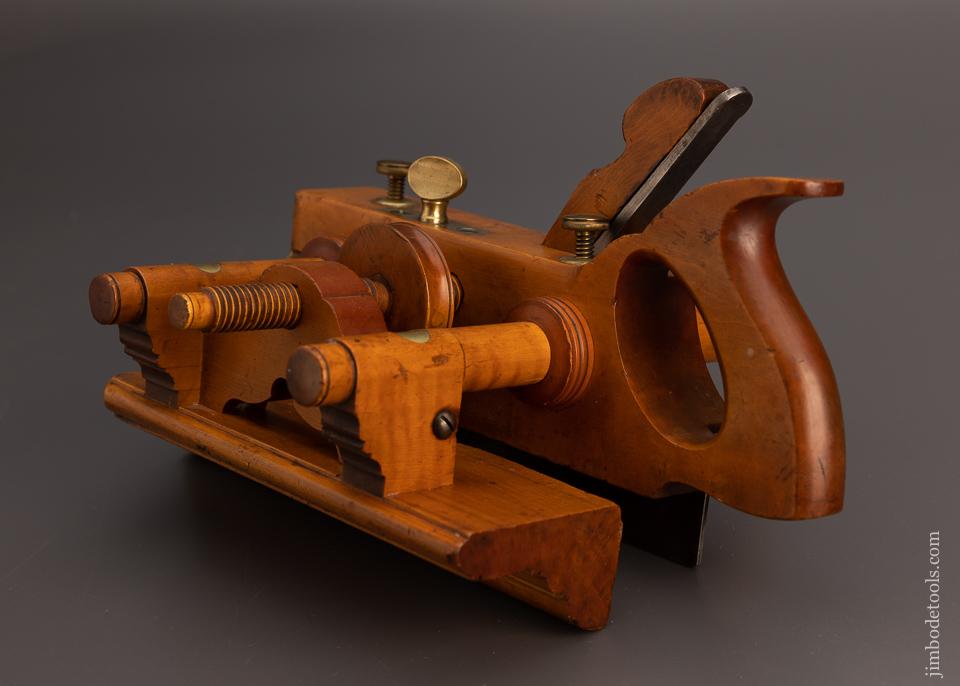 Gorgeous and Fine OHIO TOOL CO. No. 110 Boxwood Center Wheel Plow Plane - EXCELSIOR 99790