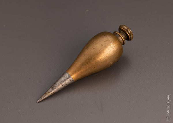 Elegant Turned Brass Plumb Bob - EXCELSIOR 99855