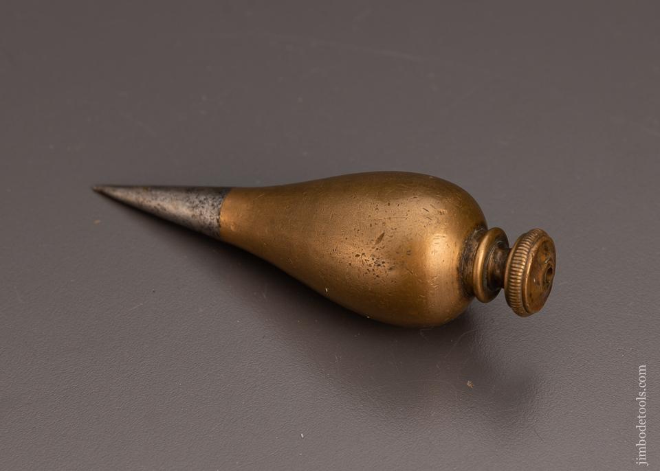 Elegant Turned Brass Plumb Bob - EXCELSIOR 99855