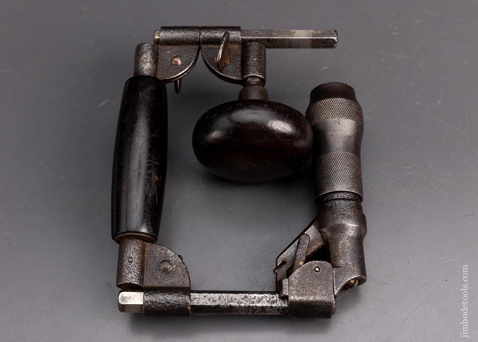 Rare! HEARD Patent January 3, 1905 Knock Down Bit Brace "THE E.S. BRACE CO, NIAGARA FALLS NY" - 87560